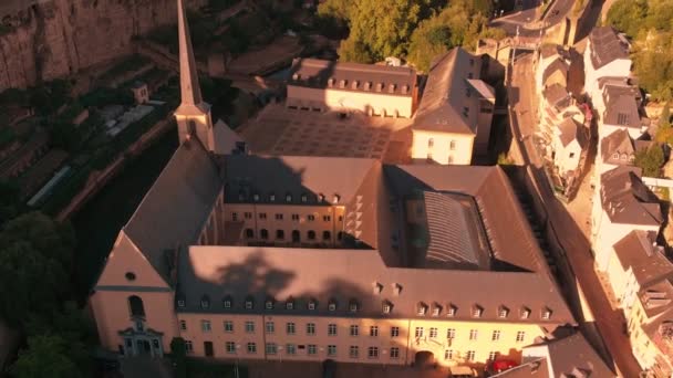 A capital do Reino do Luxemburgo — Vídeo de Stock