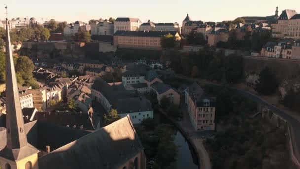 A capital do Reino do Luxemburgo — Vídeo de Stock