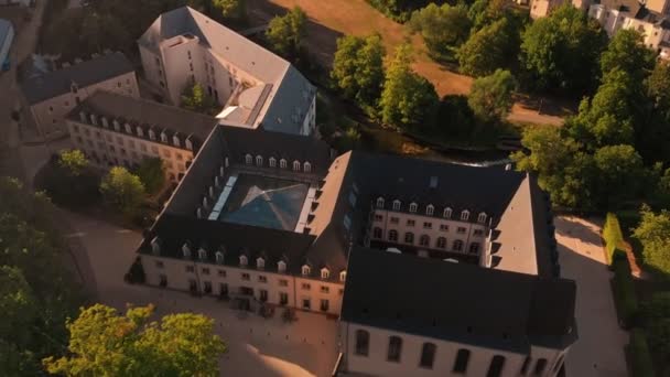 A capital do Reino do Luxemburgo — Vídeo de Stock