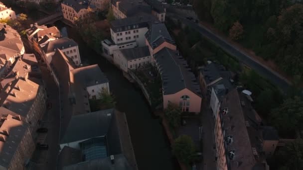 Huvudstaden i Konungariket Luxemburg — Stockvideo