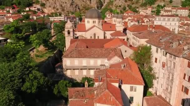 Baía de Kotor em Montenegro — Vídeo de Stock