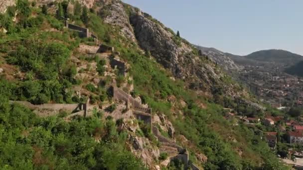 Κόλπος του Κοτόρ στο Μαυροβούνιο — Αρχείο Βίντεο