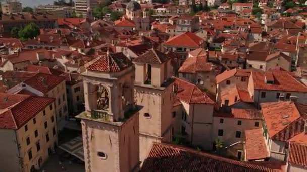 Baía de Kotor em Montenegro — Vídeo de Stock