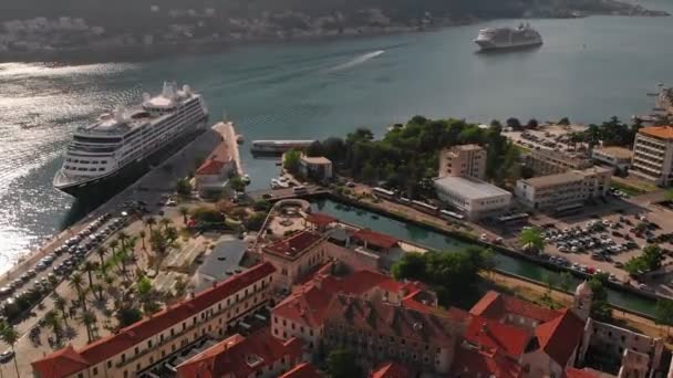 Zatoka Kotor w Czarnogórze — Wideo stockowe
