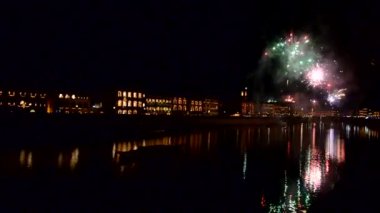 New Year's Day için havai fişek görünümü