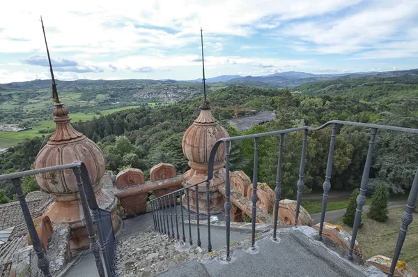 Vista Castillo Cuento Hadas Sus Alrededores — Foto de Stock