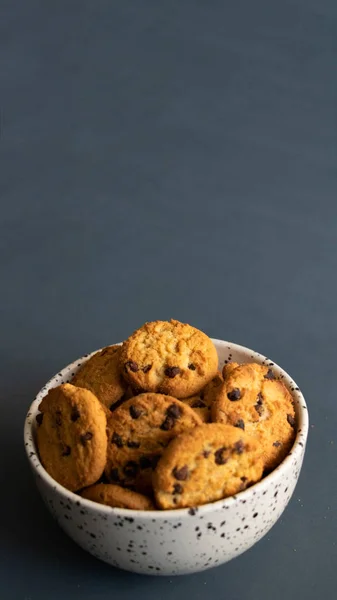 Delicious Cookies Chocolate Chips Enjoy Everyone — Stock Photo, Image