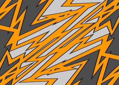 Geometrik keskinlik ve sivri çizgi desenli soyut arkaplan