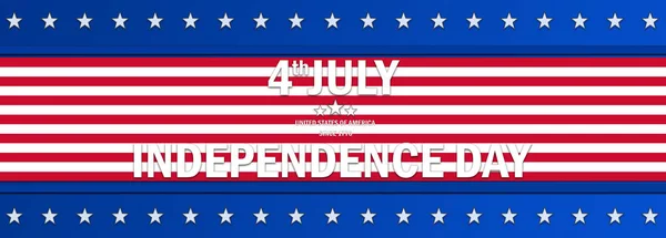 Dia da Independência, 4 de julho feriado nacional nos Estados Unidos da América — Fotografia de Stock