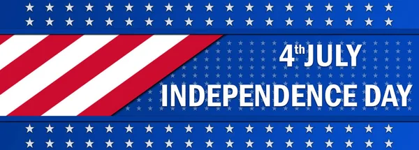 Dia da Independência, 4 de julho feriado nacional nos Estados Unidos da América — Fotografia de Stock