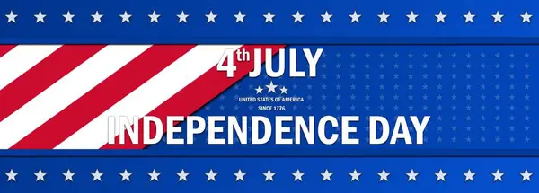 Dzień Niepodległości, 4 lipca święto narodowe w Stanach Zjednoczonych Ameryki — Zdjęcie stockowe