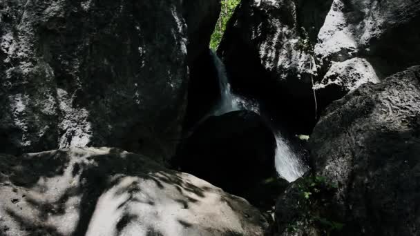 Şelaleler Yamaçlar Myra Şelalesi Aşağı Avusturya Daki Muggendorf — Stok video