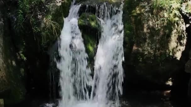 Wodospady Stoki Narciarskie Myra Falls Muggendorf Dolnej Austrii — Wideo stockowe