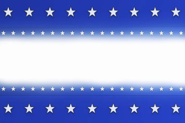 Independence Day Juli Hintergrund Mit Blauer Farbe Und Weißen Sternen — Stockfoto