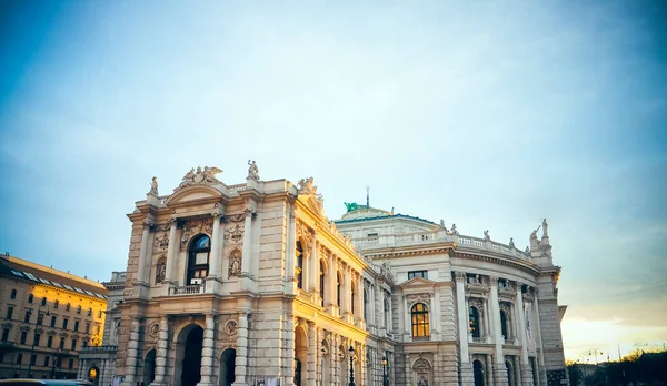 Wien Austria Teatro Famoso Burgtheater —  Fotos de Stock