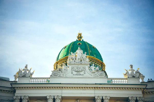 Wien Austria Palacio Hofburg Viena Antiguo Palacio Imperial Barroco Wiev — Foto de Stock