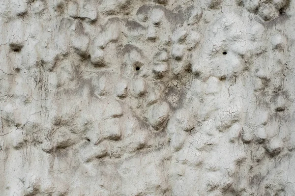 Stare Zdjęcie Makro Brudny Szary Kamień Ściana Bielone Pomalowane Kolorze — Zdjęcie stockowe
