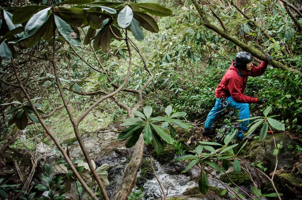 Jeune homme terne dans les montagnes d'Adjara — Photo