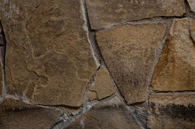 Bazı yüzeylerde belirsiz şekilli eski taşın güzel dokusu
