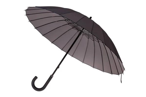 Open umbrella isolated on white — Stock Photo, Image