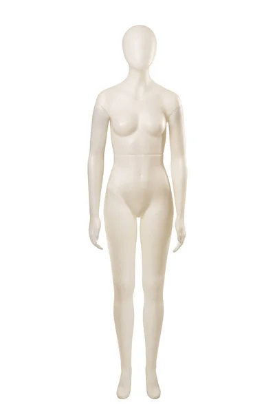 Maniquí maniquí femenino aislado en blanco Imagen De Stock