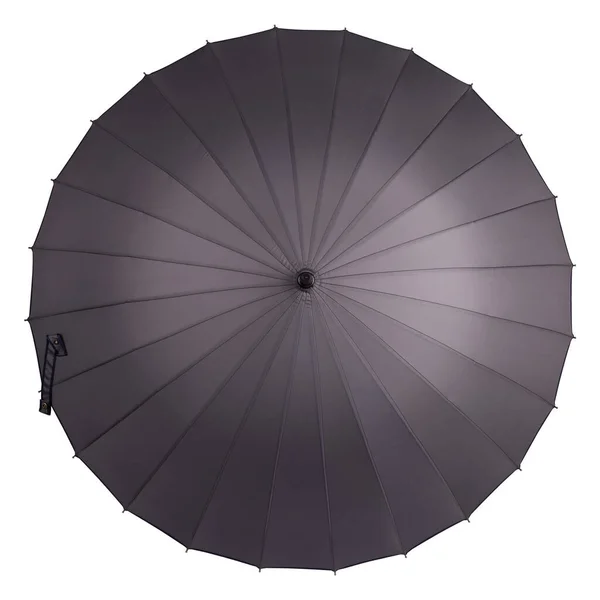 Regenschirm Isoliert Auf Weiß Draufsicht — Stockfoto