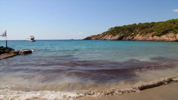 Sommar Strand Lugn — Stockvideo