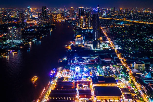 Bangkok Cityscape Night Thailand — Stock Photo, Image