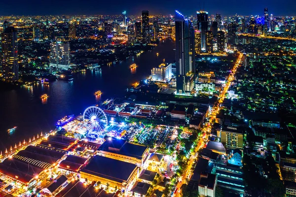 Bangkok Cityscape Night Thailand — Stock Photo, Image