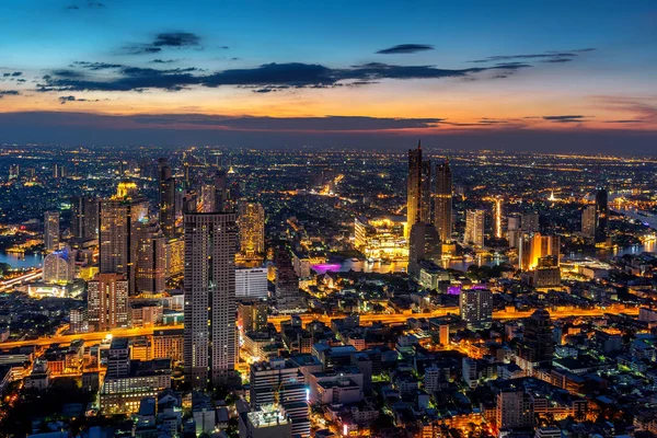 バンコクの街並みやタイの空中風景 — ストック写真
