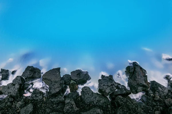 A Lagoa Azul na Islândia . — Fotografia de Stock