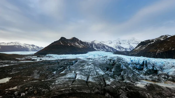 冰岛Vatnajokull国家公园Skaftafell冰川 — 图库照片