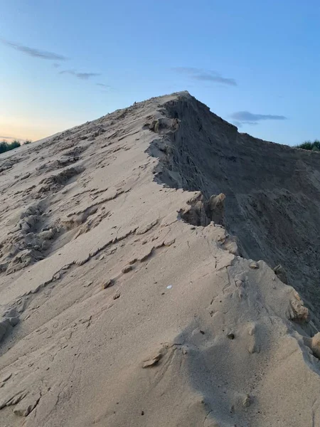 Düne Sonnenuntergang Ist Eine Sehr Beeindruckende Sache Russland Diesem Moment — Stockfoto