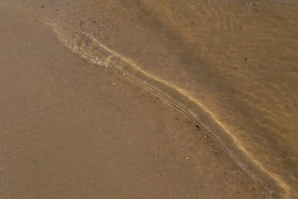 Rivière Petites Ondulations Sur Eau Écoulement Lent — Photo