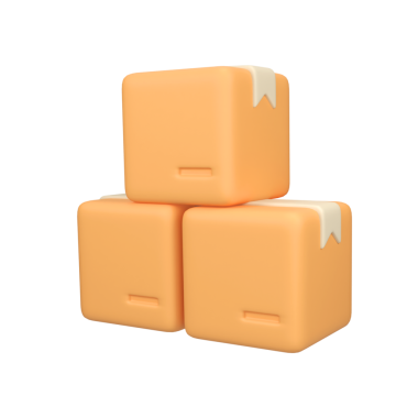 Sevkiyat Kutuları Yığını 3d görüntüleme simgesi resimlemesi izole edildi