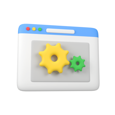 Pencerelerdeki vitesler izole edilmiş 3d render resimleme