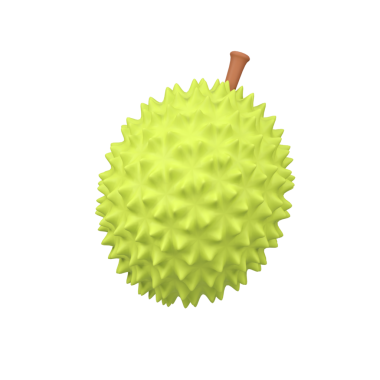 Durian tecrit edilmiş 3d resim çizimi