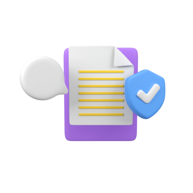 Konuşma baloncukları ve kalkan korumalı ortam verisi izole edilmiş 3d resim resimleme