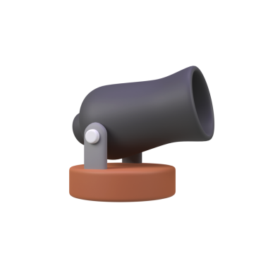 Top izole edilmiş 3d canlandırma simgesi çizimi