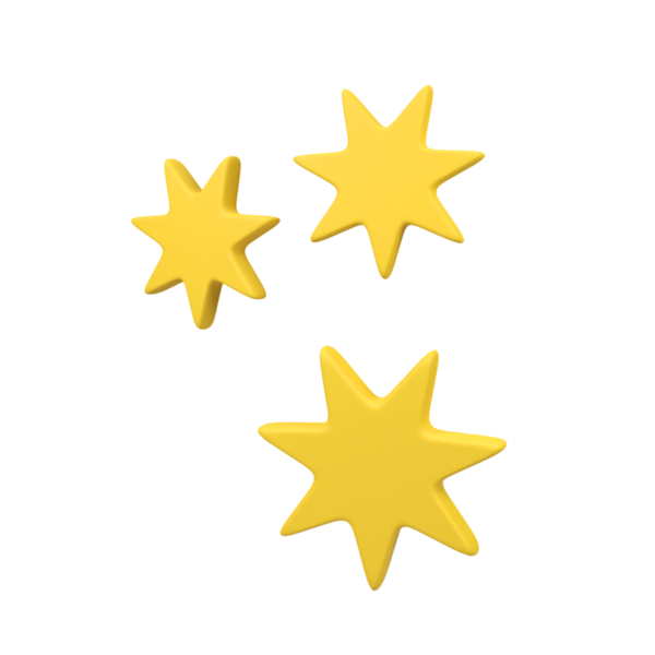 Parıldayan izole edilmiş 3D resim çizimi