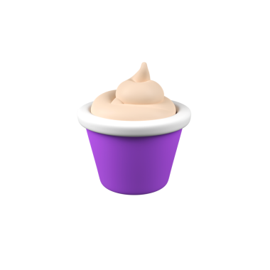 Mayonez sosu izole edilmiş 3 boyutlu resim çizimi