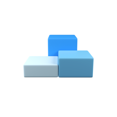 Podyum kare izole edilmiş 3d canlandırma simgesi illüstrasyonu