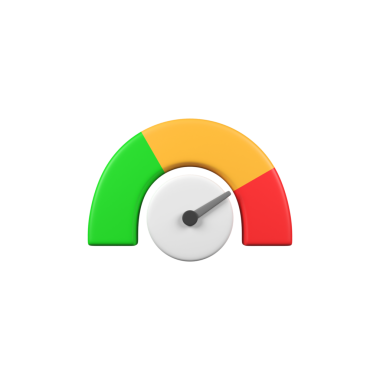 Hız ölçer Süreci 3d görüntüleme simgesini izole etti