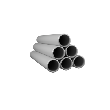 Boru demiri izole edilmiş 3d görüntü simgesi çizimi