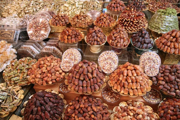 Dattes Marocaines Délicieuses Dates Ramada Biologiques Frais — Photo