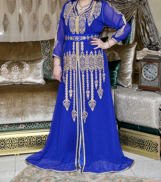 The Moroccan caftan is a Moroccan women\'s traditional costume. It is considered one of the oldest traditional clothes in the world