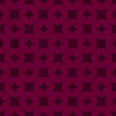 Koyu kırmızı zemin üzerine kırmızı soyut seamless modeli