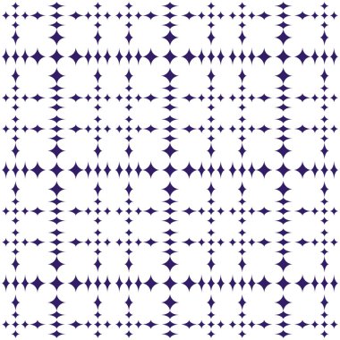 Indigo soyut desen çizgili beyaz zemin üzerine geometrik seamless modeli dokulu