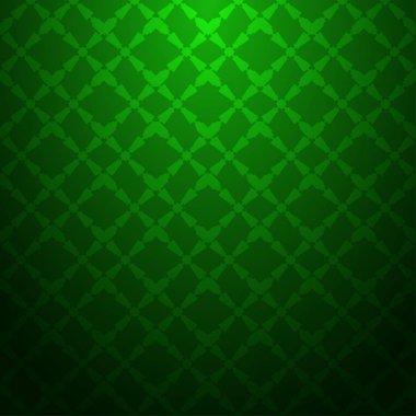 Yeşil soyut Dikişsiz dokulu geometrik desen degrade arka plan üzerinde