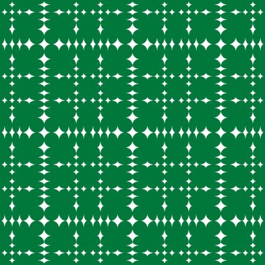 Yeşil soyut Dikişsiz dokulu geometrik desen beyaz arka plan üzerinde